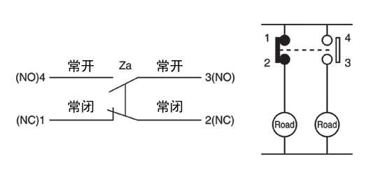 DTH-2耐高溫行程開關(guān)接點形式